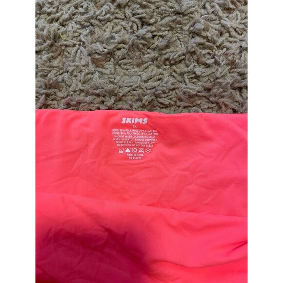 Skims Fits Everybody Bandeau, Neon Orange, Size 2X - Picture 1 of 6